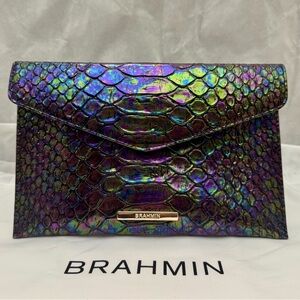 Brahmin Envelope Clutch Multi Symphonic Melbourne (Iridescent)
